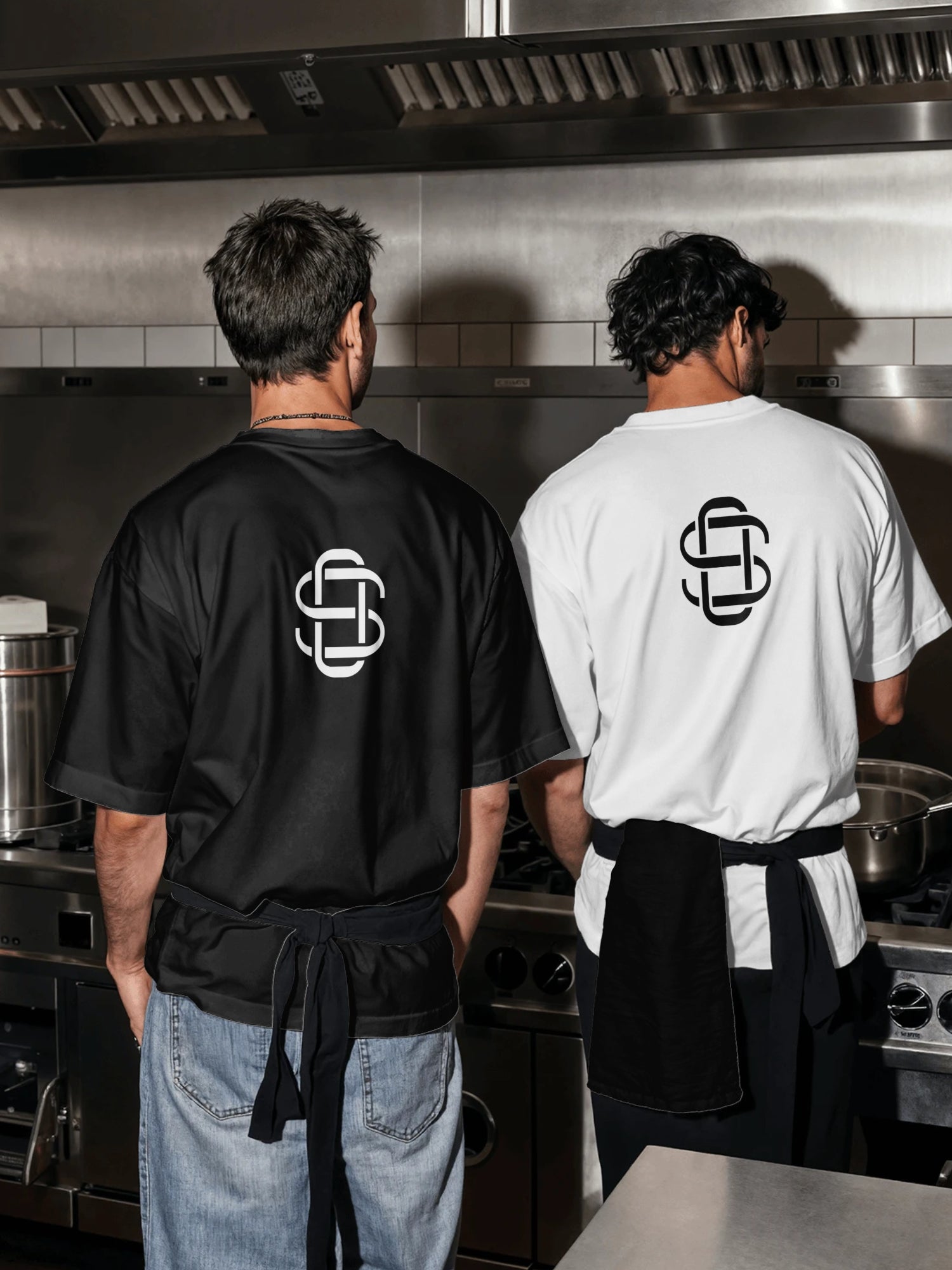 Unisex Chef T-Shirt – S Monogram Kitchen Edition